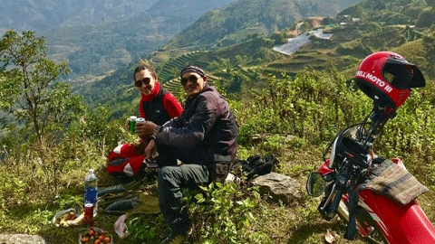 Voyage à moto au Vietnam