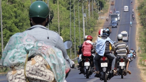 Excursion moto au Vietnam pour la fête du Tet