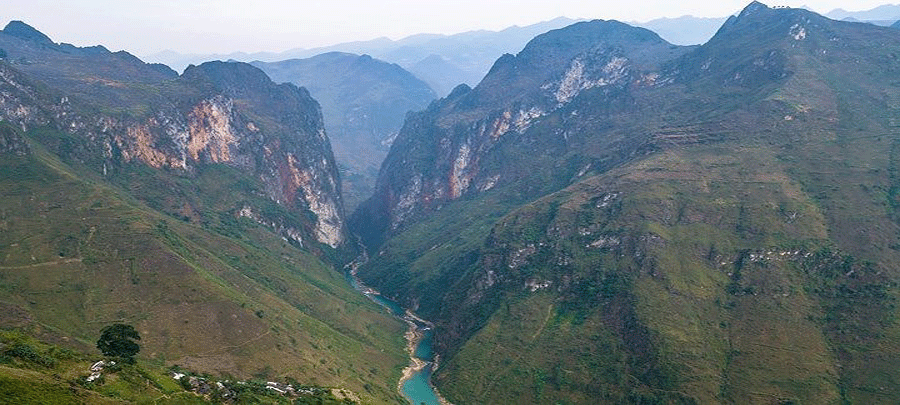 Paysage de Ha Giang au nord du Vietnam
