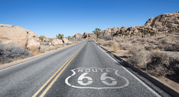 Route 66 en moto